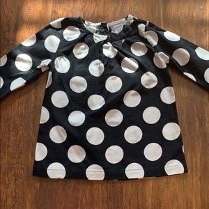 Carters polka dot top/dress 24 months